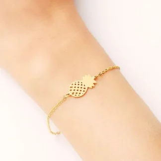 bracelet en forme ananas
