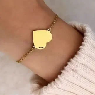 bracelet coeur femme