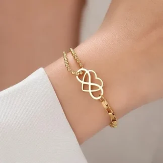 bracelet pour femme avec coeur original