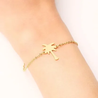 bracelet palmier femme