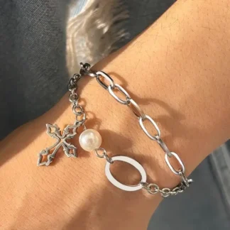 bracelet croix femme tendance